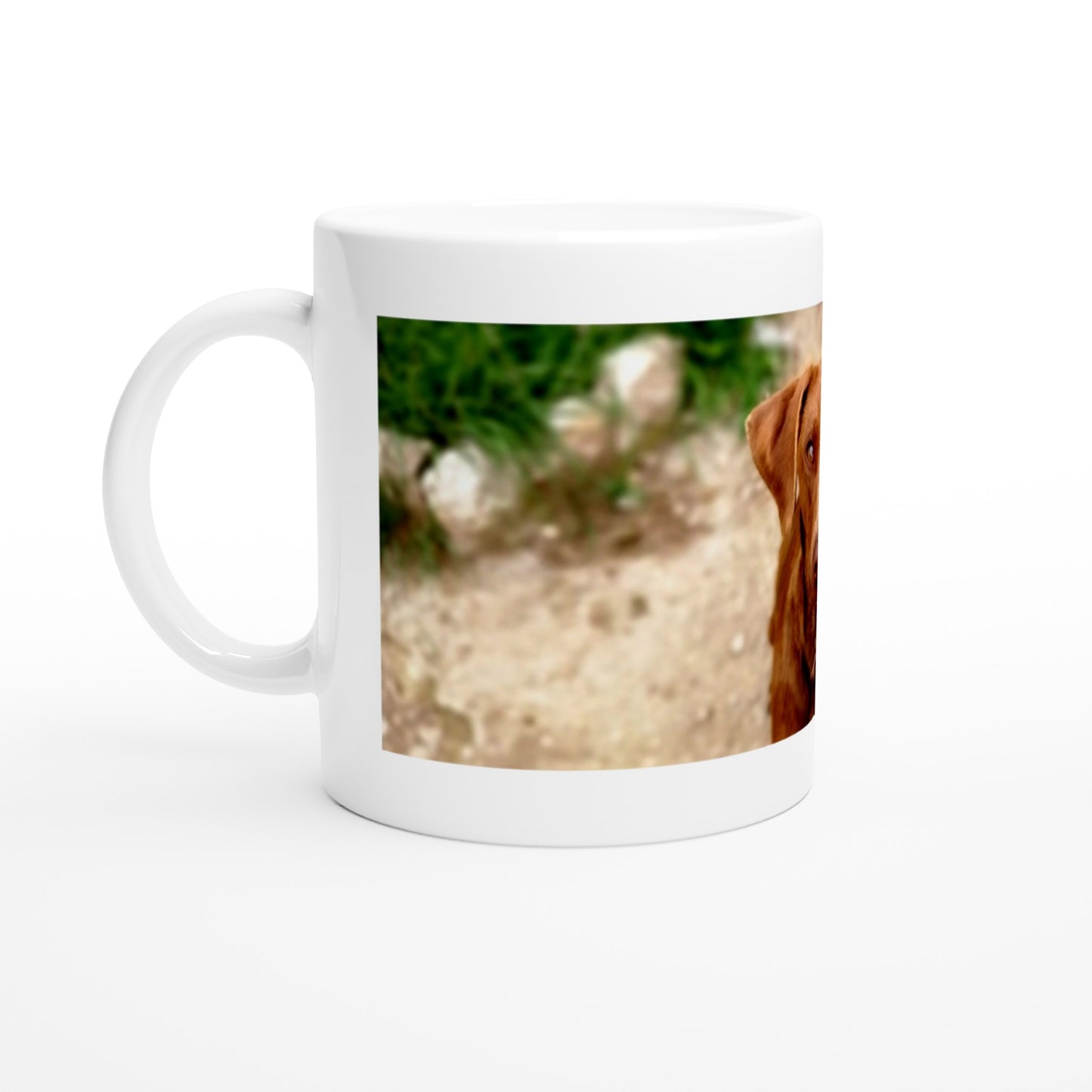 Taza de cerámica blanca de 11 oz, foto personalizable