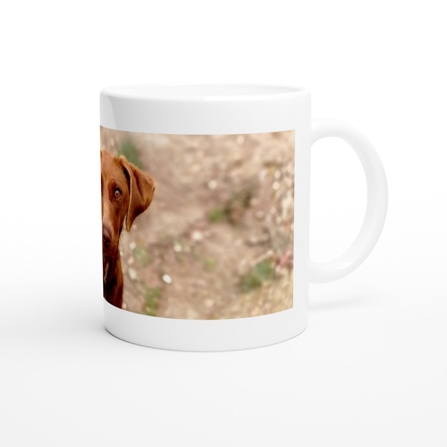 Taza de cerámica blanca de 11 oz, foto personalizable